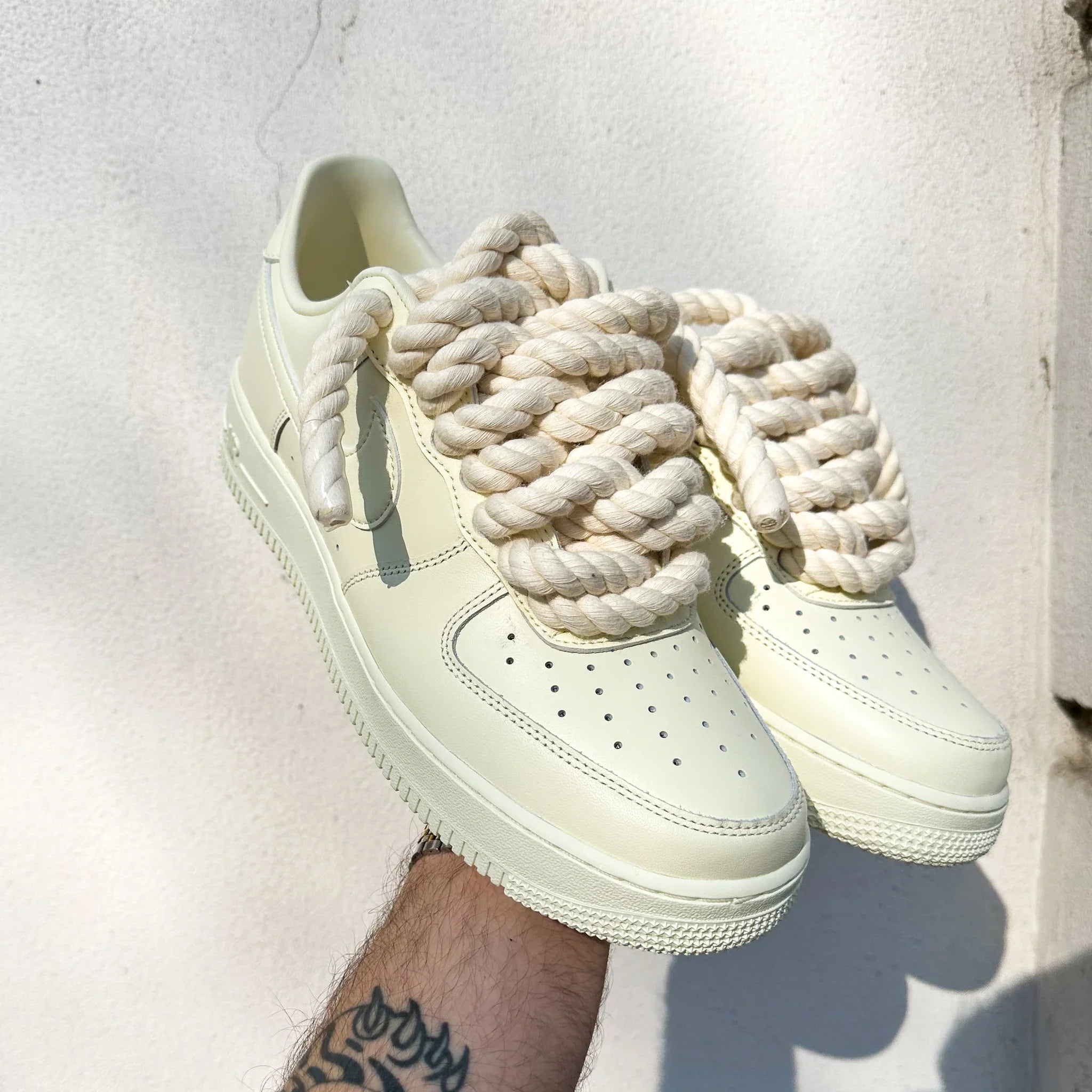 Nike Air Force 1 "Rope Laces" CREAM V1's