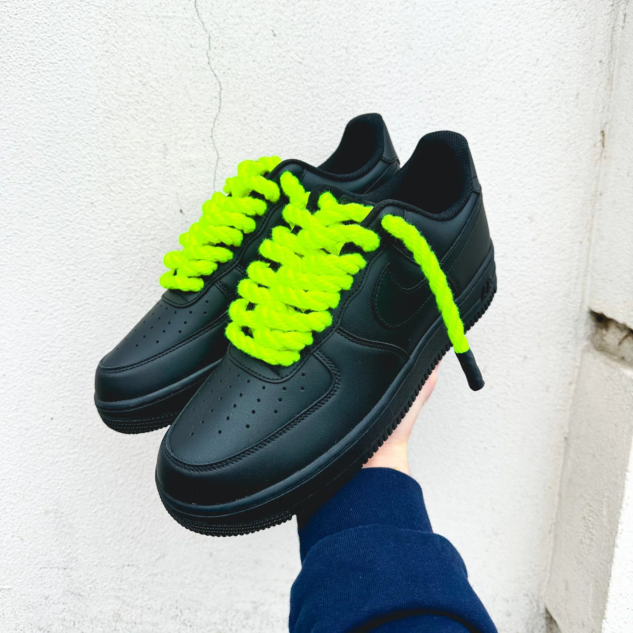 Nike Air Force 1 “Rope Laces Neon Green (Glow in the Dark)"