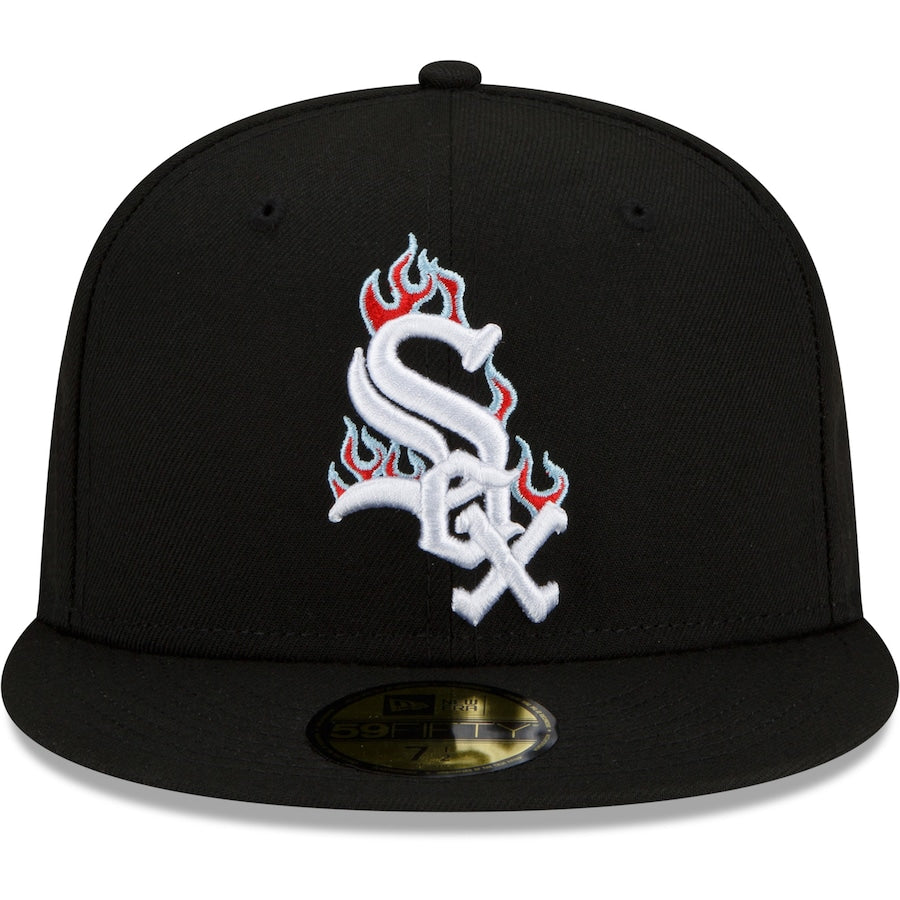 59Fifty Team Fire White Sox New Era Fitted Cap