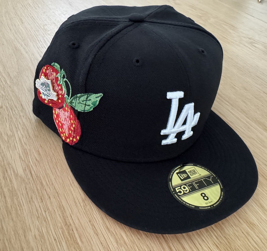 59FIFTY New Era LA Strawberry Black Fitted Cap