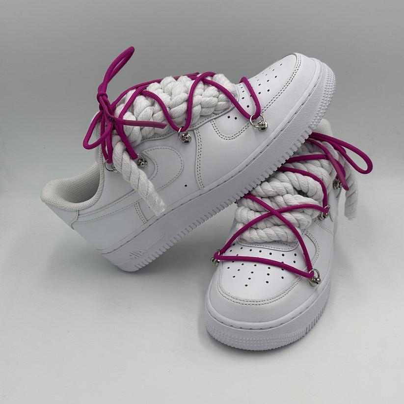 Nike Air Force 1 “Rope Laces White” Triple Purple