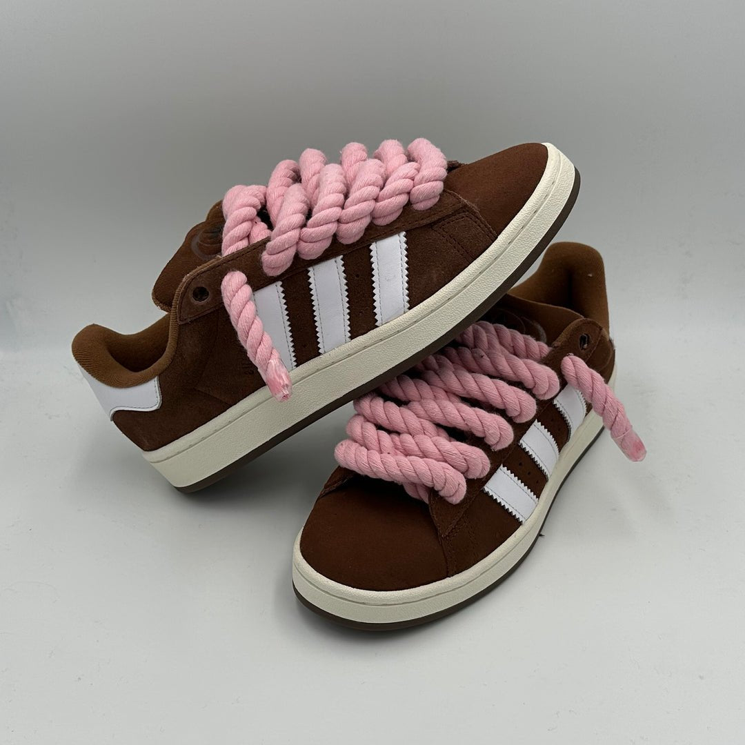 Adidas Campus 00s Brown "Rope Laces" Pink