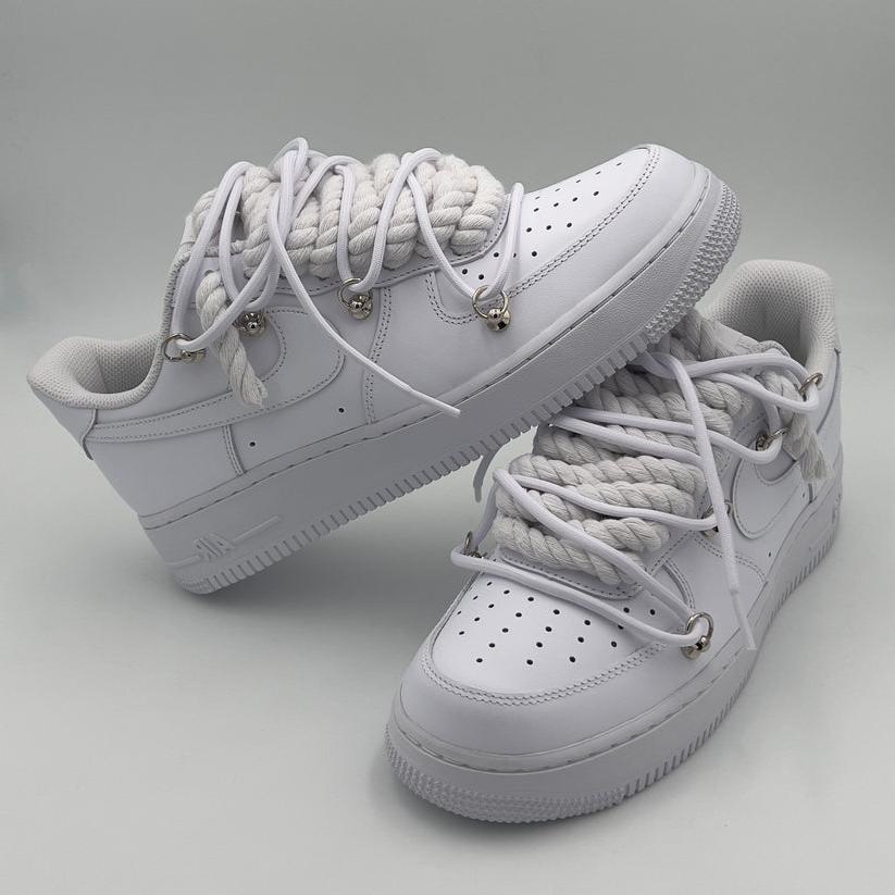 Nike Air Force 1 “Rope Laces White” Triple White