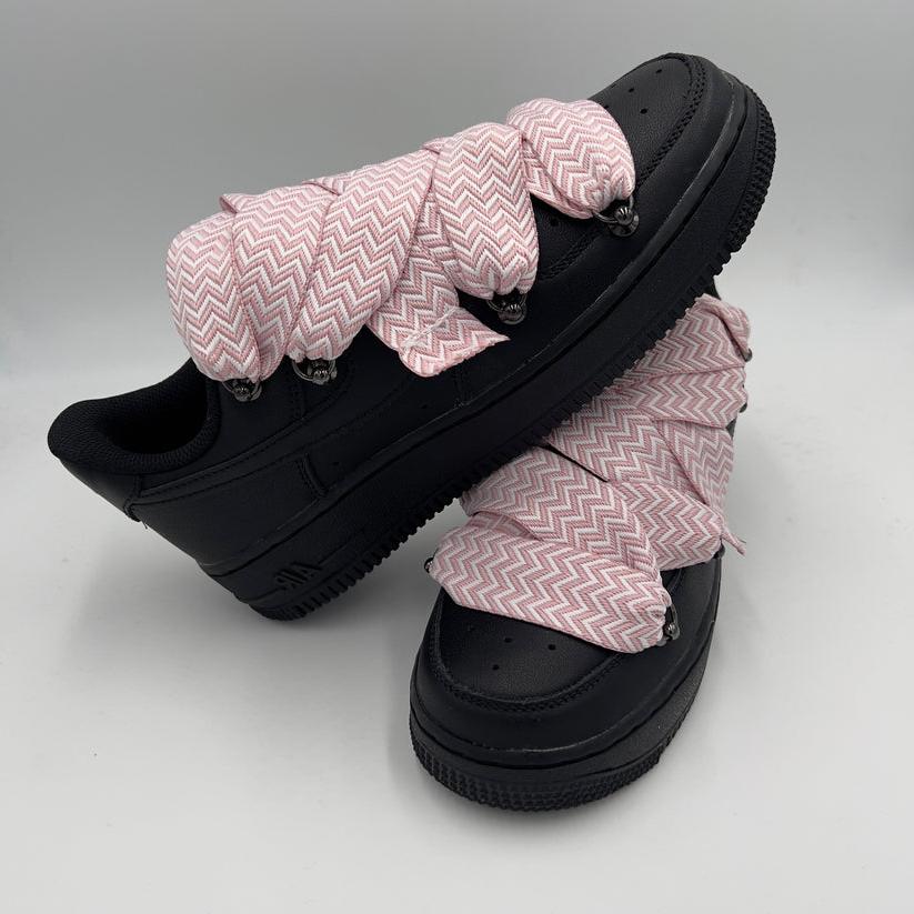 Nike Air Force 1 Black “Lanvin Style Pink”