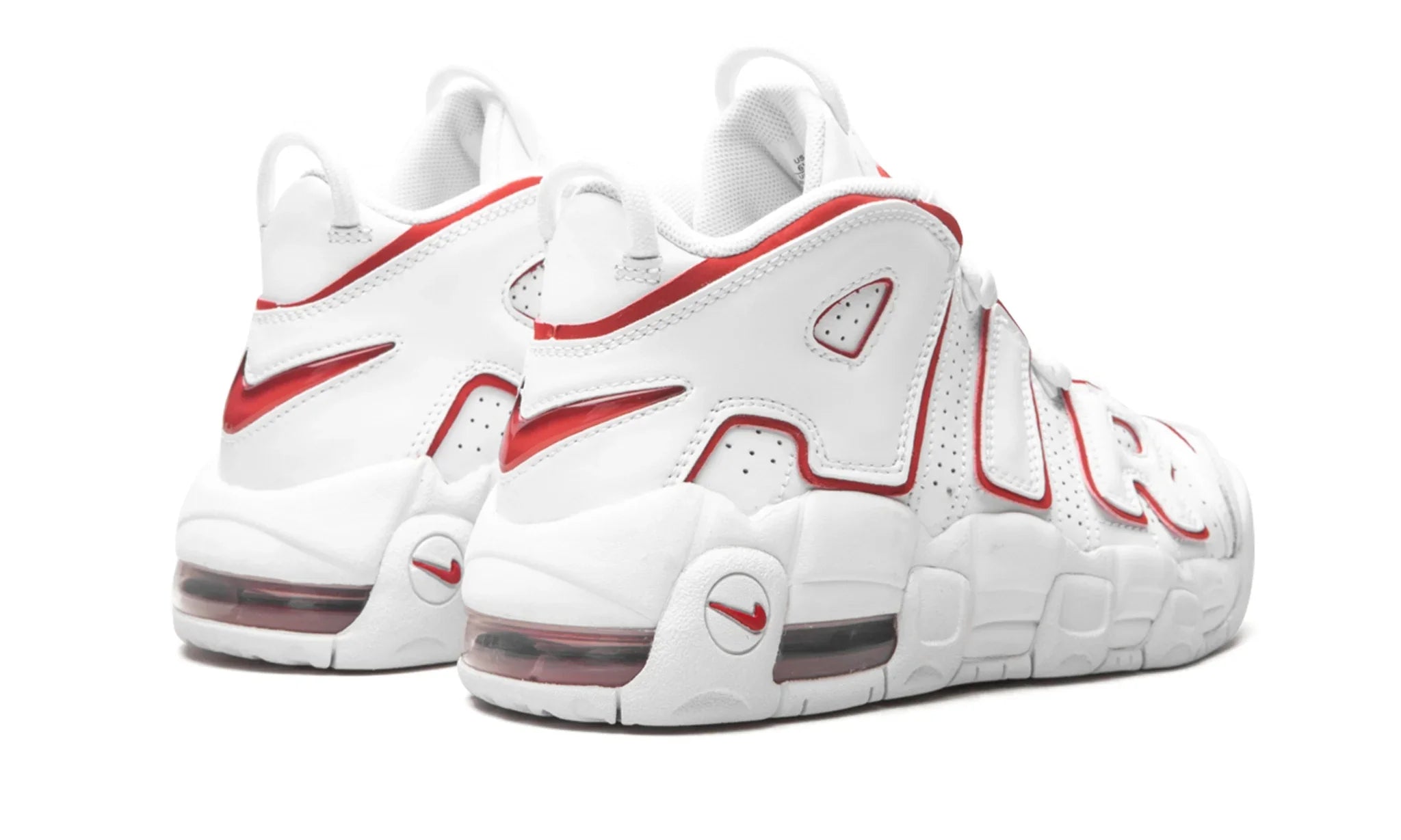 Air More Uptempo White Varsity Red